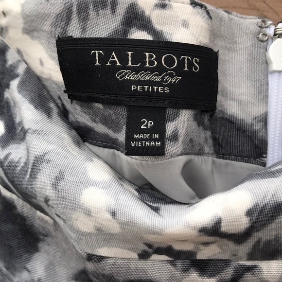 TALBOTS FLORAL SKIRT - Picture 4 of 7